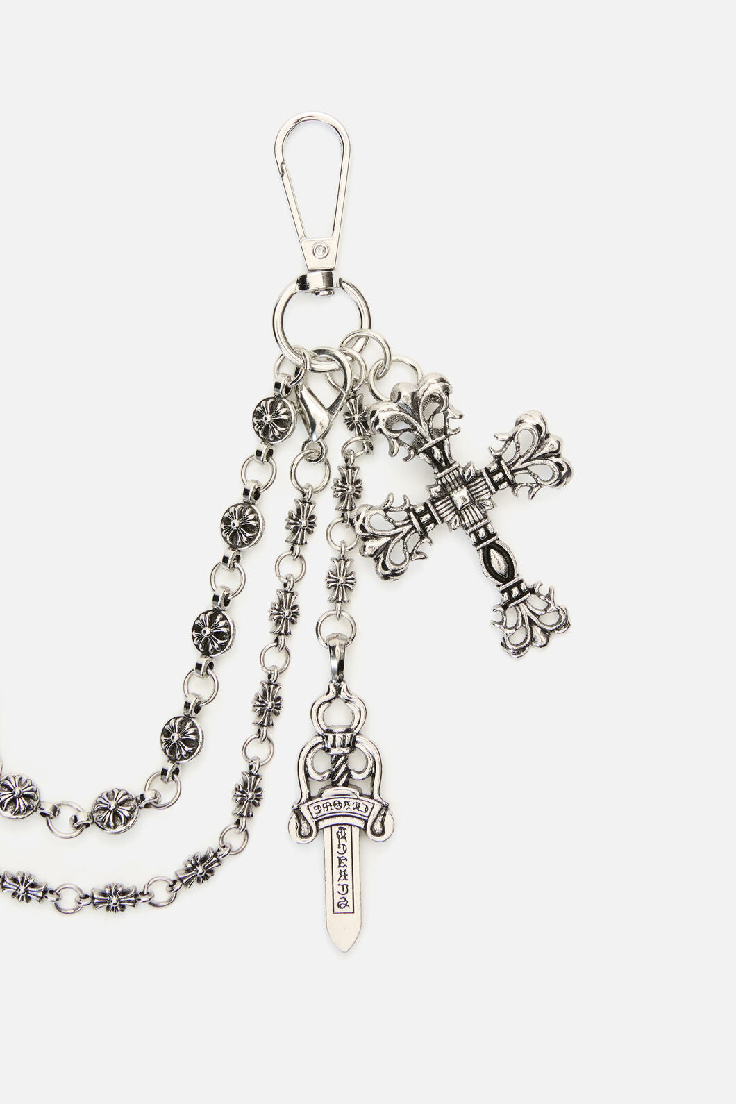 Dangerfield - Dagger & Cross Chain - silver