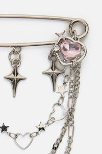 Dangerfield - Kilt Pin Charm Pin - silver