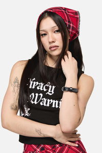 Dangerfield - Piracy Tartan Head Scarf - red