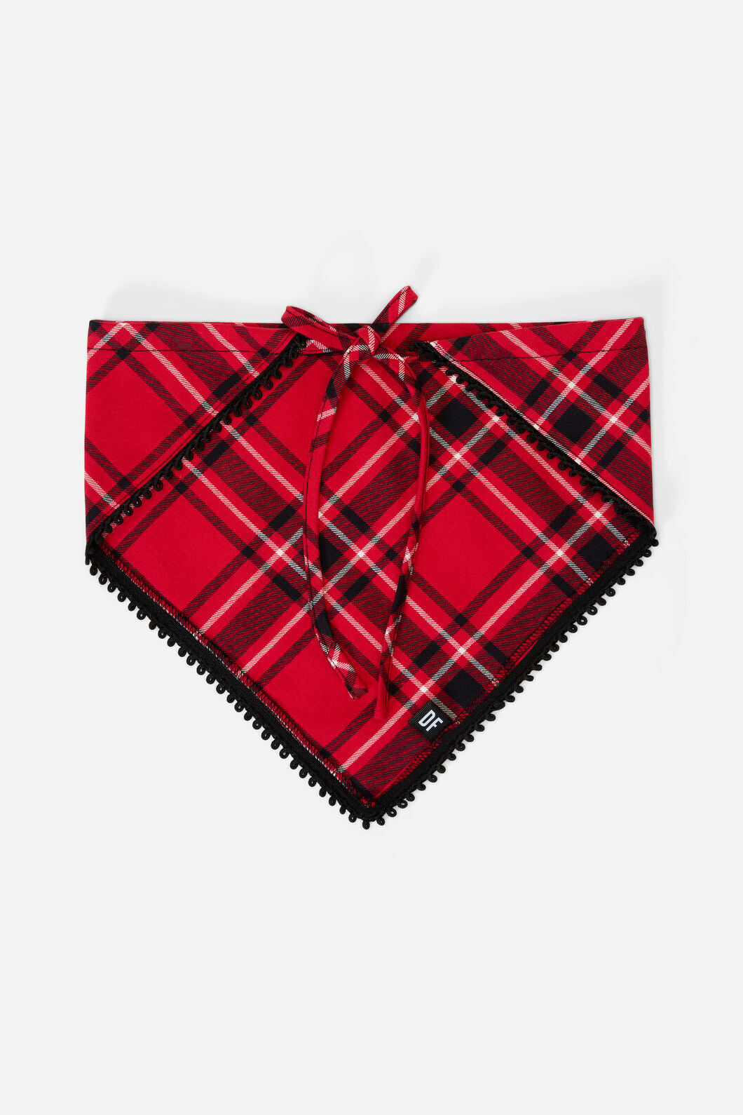 Dangerfield - Piracy Tartan Head Scarf - red
