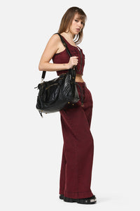 Dangerfield - Slouchy Shoulder Bag - black