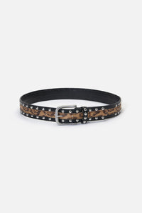 Dangerfield - Leopard Stud Belt - leopard