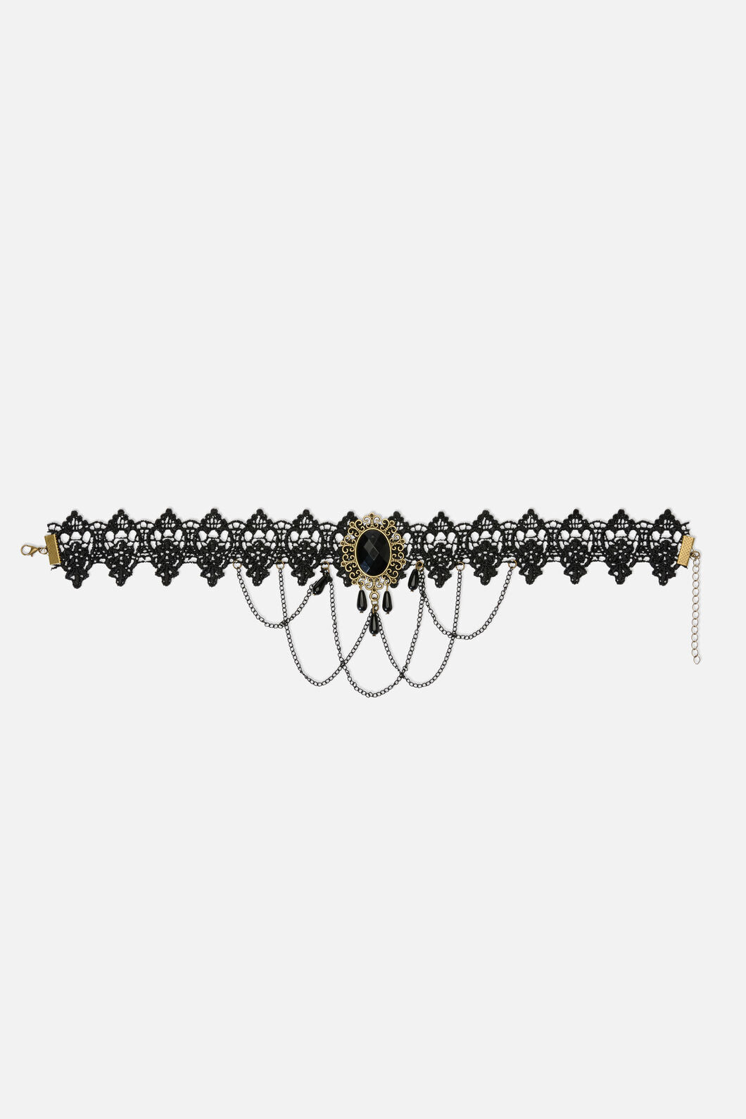 Dangerfield - Gothic Chain Choker - black