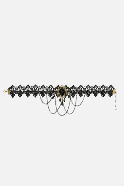 Dangerfield - Gothic Chain Choker - black