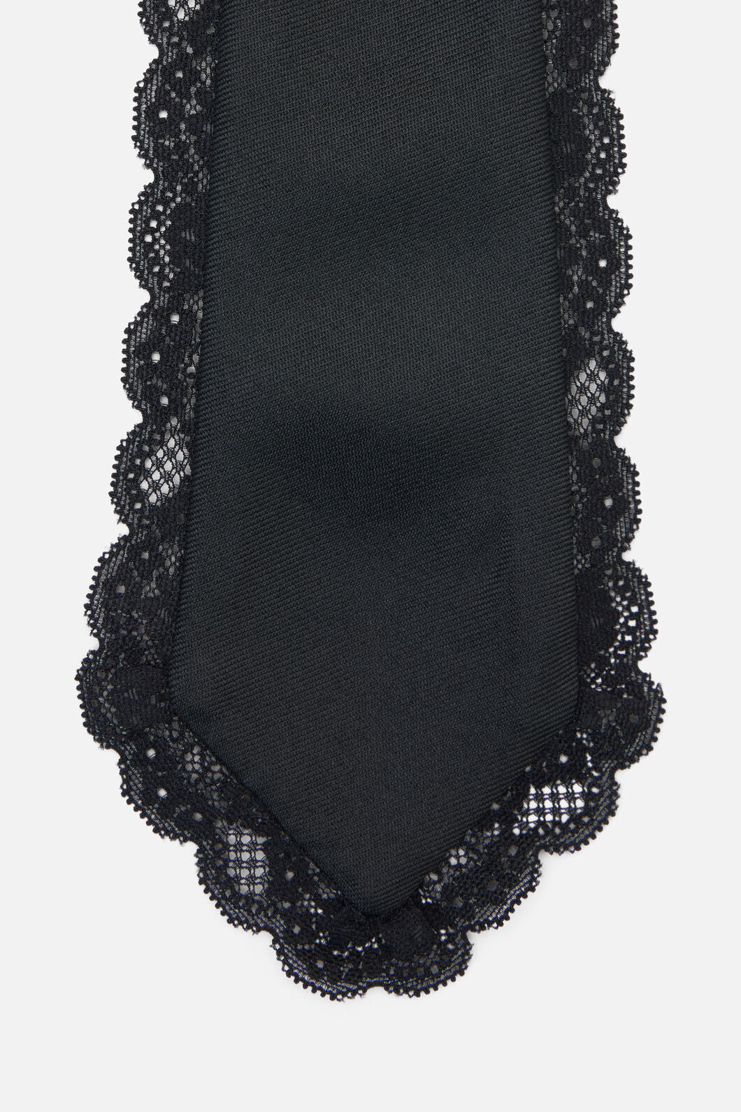 Dangerfield - Adjustable Necktie with Lace - black