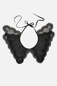 Dangerfield - Black Lace Collar - black