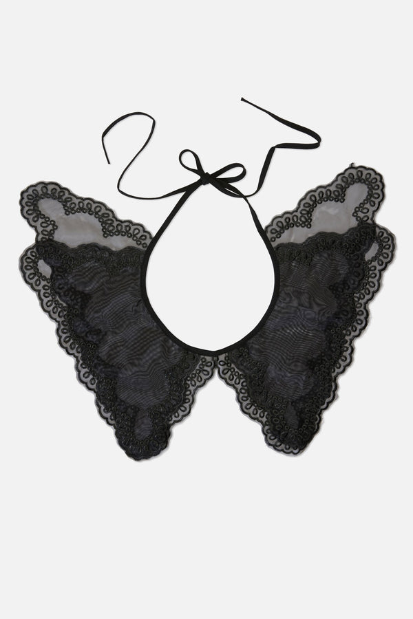 Dangerfield - Black Lace Collar - black