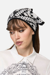 Dangerfield - Skull Head Scarf - black-white