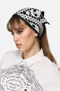Dangerfield - Skull Head Scarf - black-white