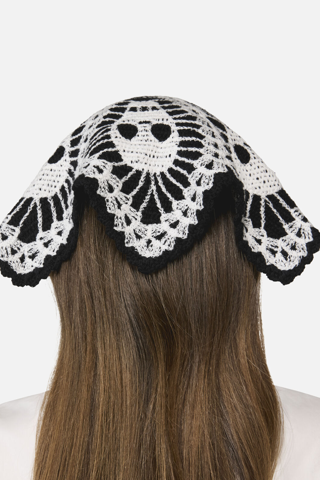 Dangerfield - Skull Head Scarf - black-white