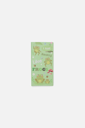 Dangerfield - Frogs Sticky Note Set - green