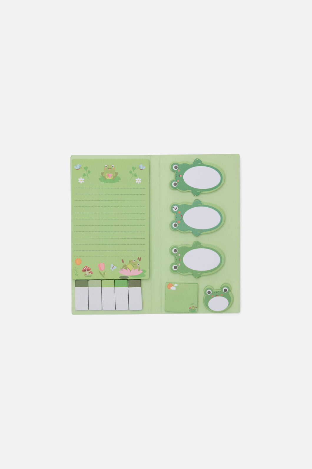 Dangerfield - Frogs Sticky Note Set - green