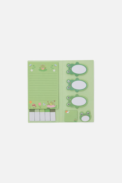 Dangerfield - Frogs Sticky Note Set - green