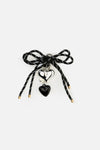 Dangerfield - Rope Heart Bag Charm - black