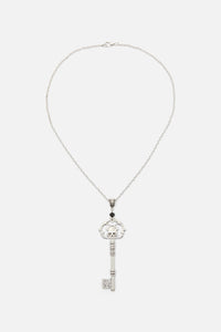 Dangerfield - Key Skull Necklace - silver