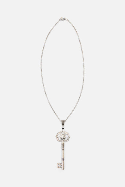 Dangerfield - Key Skull Necklace - silver