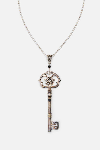 Dangerfield - Key Skull Necklace - silver
