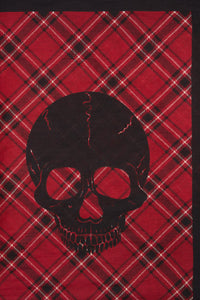 Dangerfield - Piracy Tartan Cotton Sarong - black