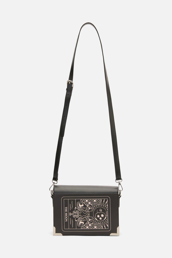 Dangerfield - The Moon Tarot Book Bag - black