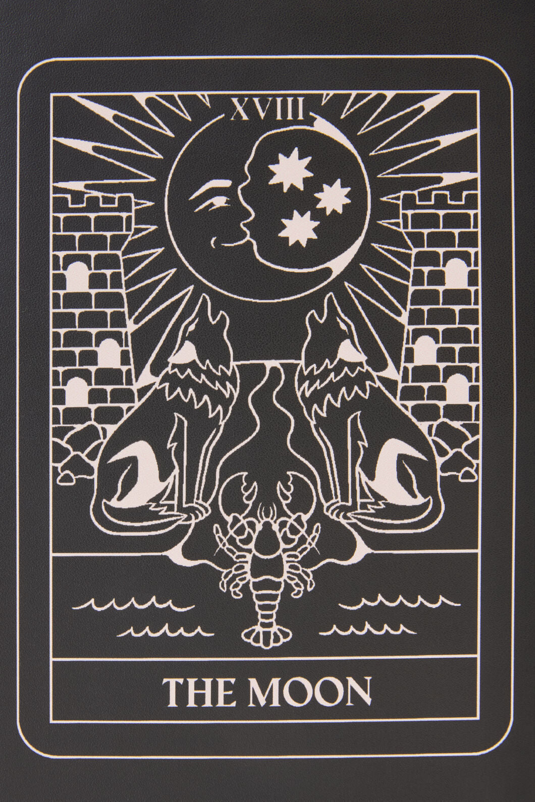 Dangerfield - The Moon Tarot Book Bag - black