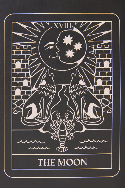 Dangerfield - The Moon Tarot Book Bag - black