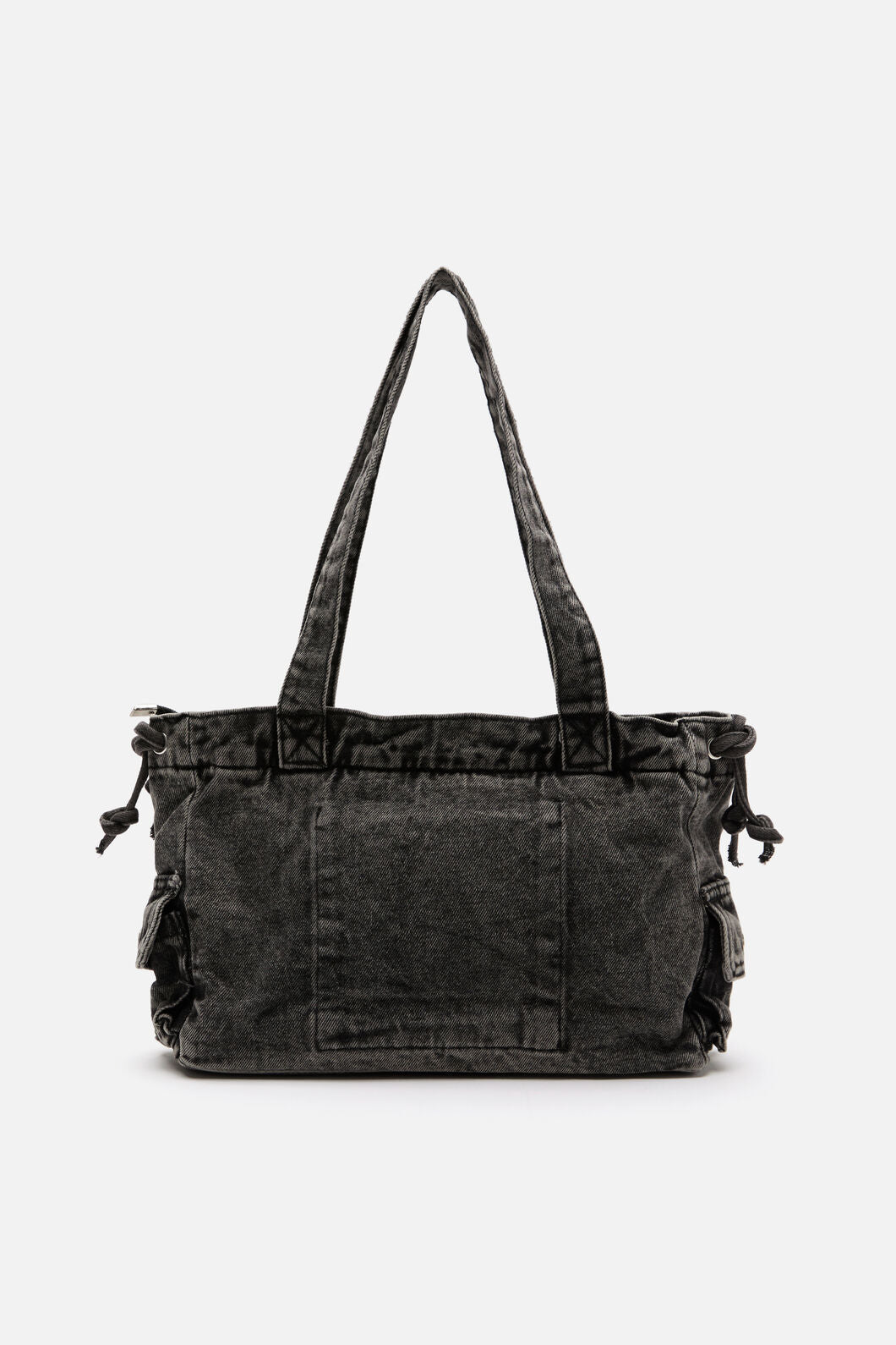 Dangerfield - Washed Denim Shoulder Bag - grey