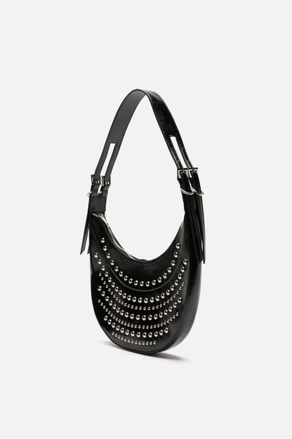 Dangerfield - Stud Shoulder Bag - black
