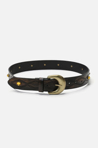 Dangerfield - Amber Bead Belt - black