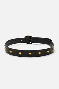 Dangerfield - Amber Bead Belt - black
