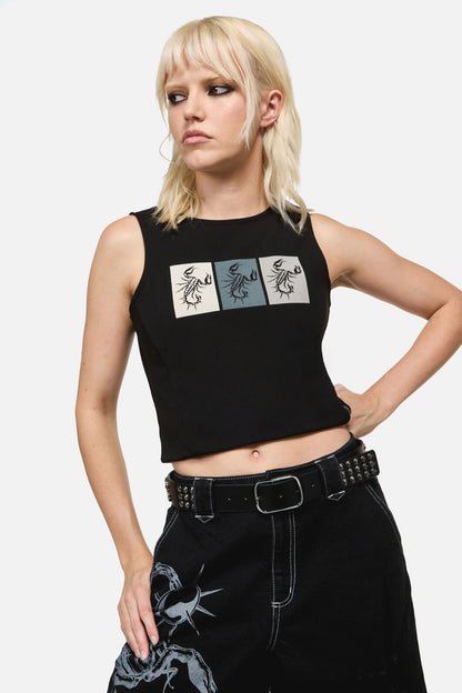 Dangerfield - Scorpion Stud Belt - black