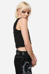 Dangerfield - Scorpion Stud Belt - black