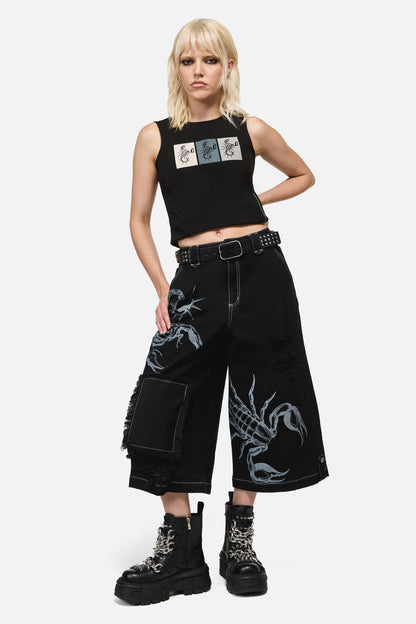 Dangerfield - Scorpion Stud Belt - black