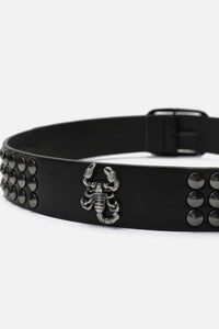 Dangerfield - Scorpion Stud Belt - black