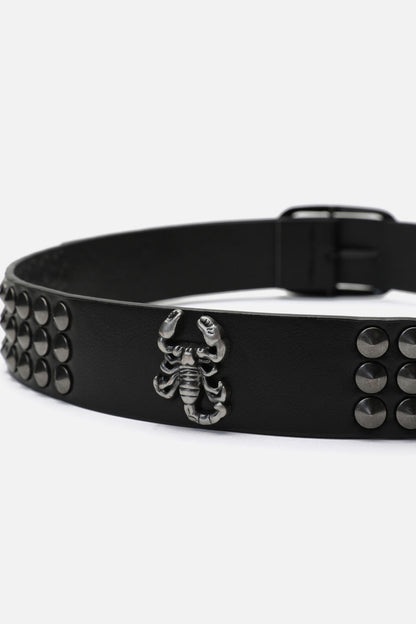 Dangerfield - Scorpion Stud Belt - black