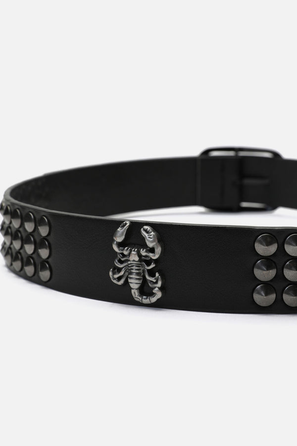 Dangerfield - Scorpion Stud Belt - black