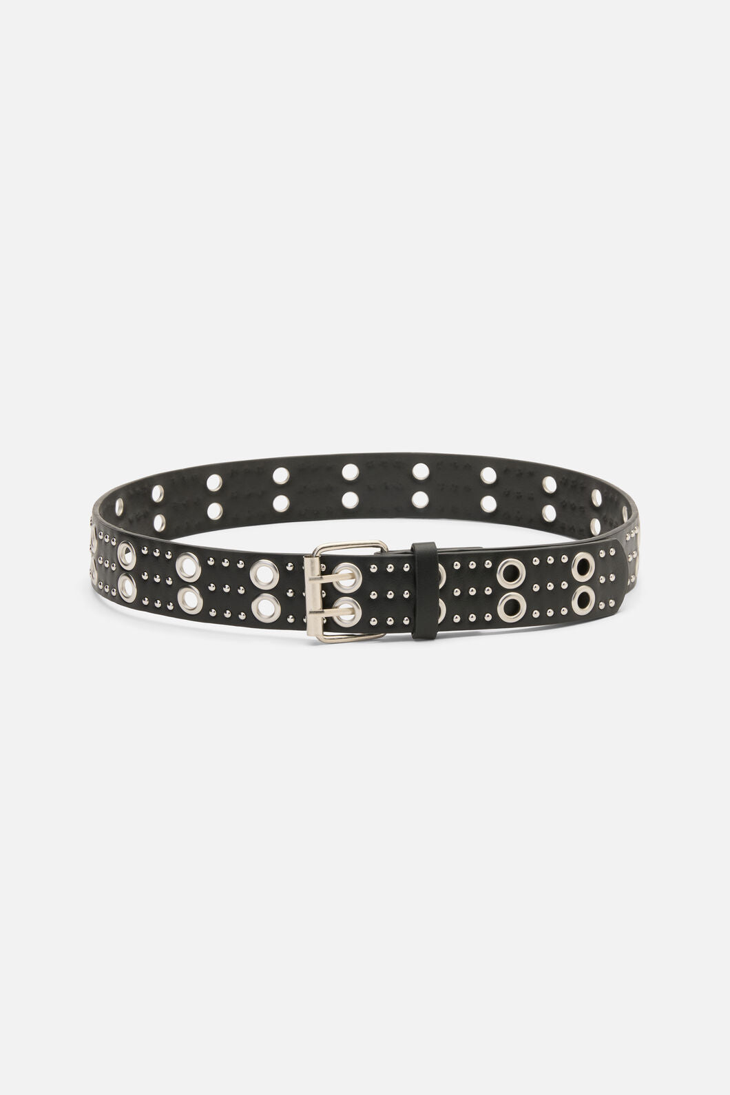Dangerfield - Eyelet & Small Stud Belt - black
