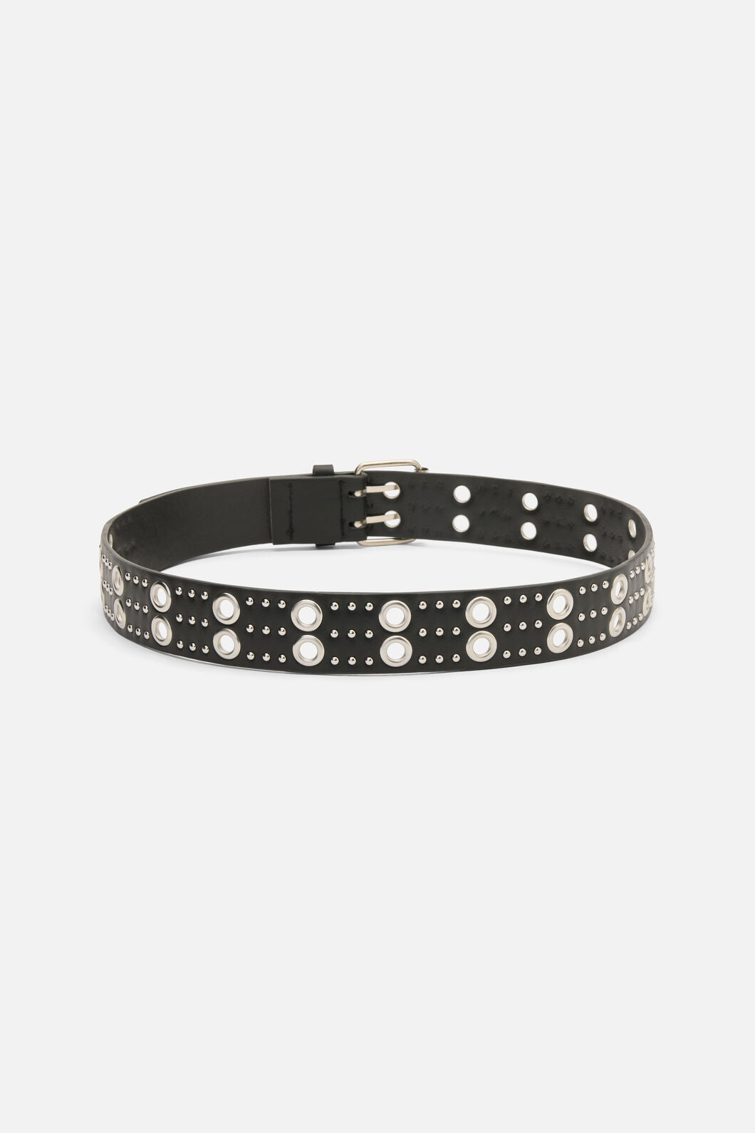 Dangerfield - Eyelet & Small Stud Belt - black