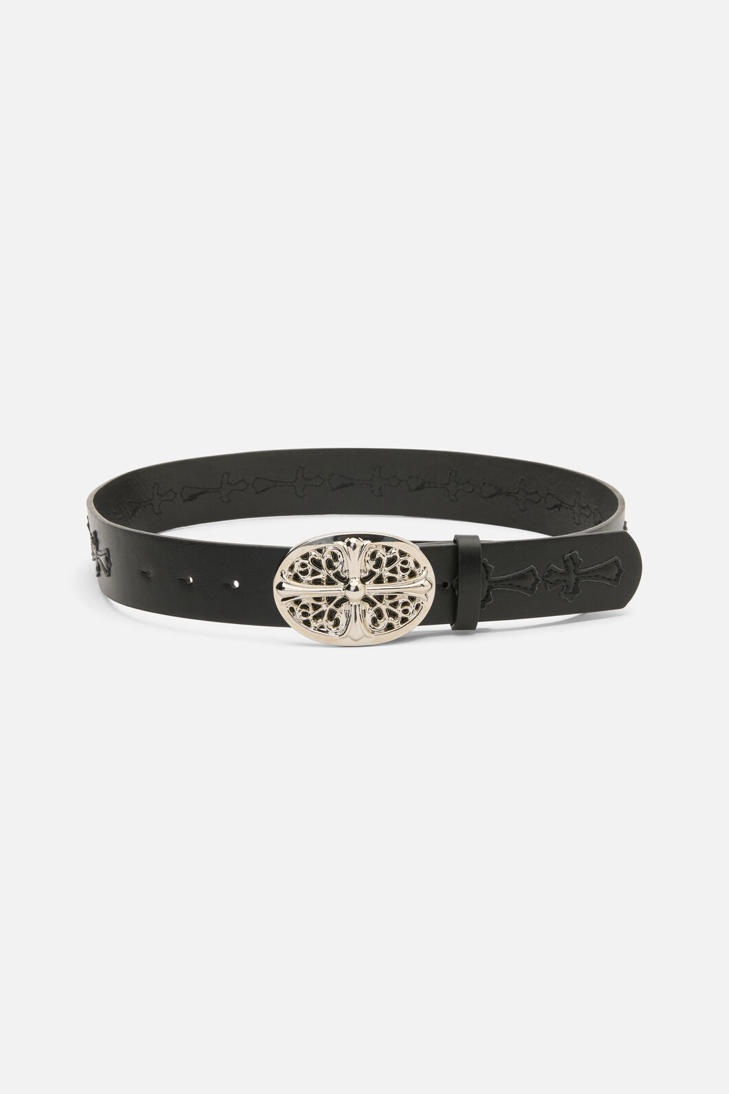 Dangerfield - Cross & Buckle Belt - black