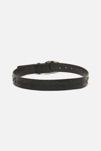 Dangerfield - Cross & Buckle Belt - black