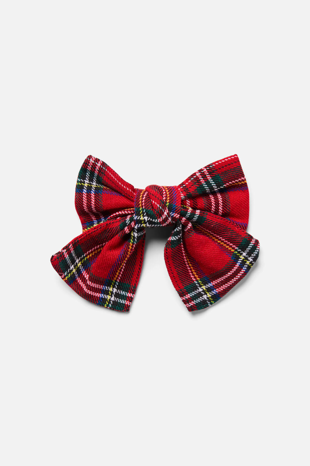 Dangerfield - Red Tartan Bow Hair Clip - red