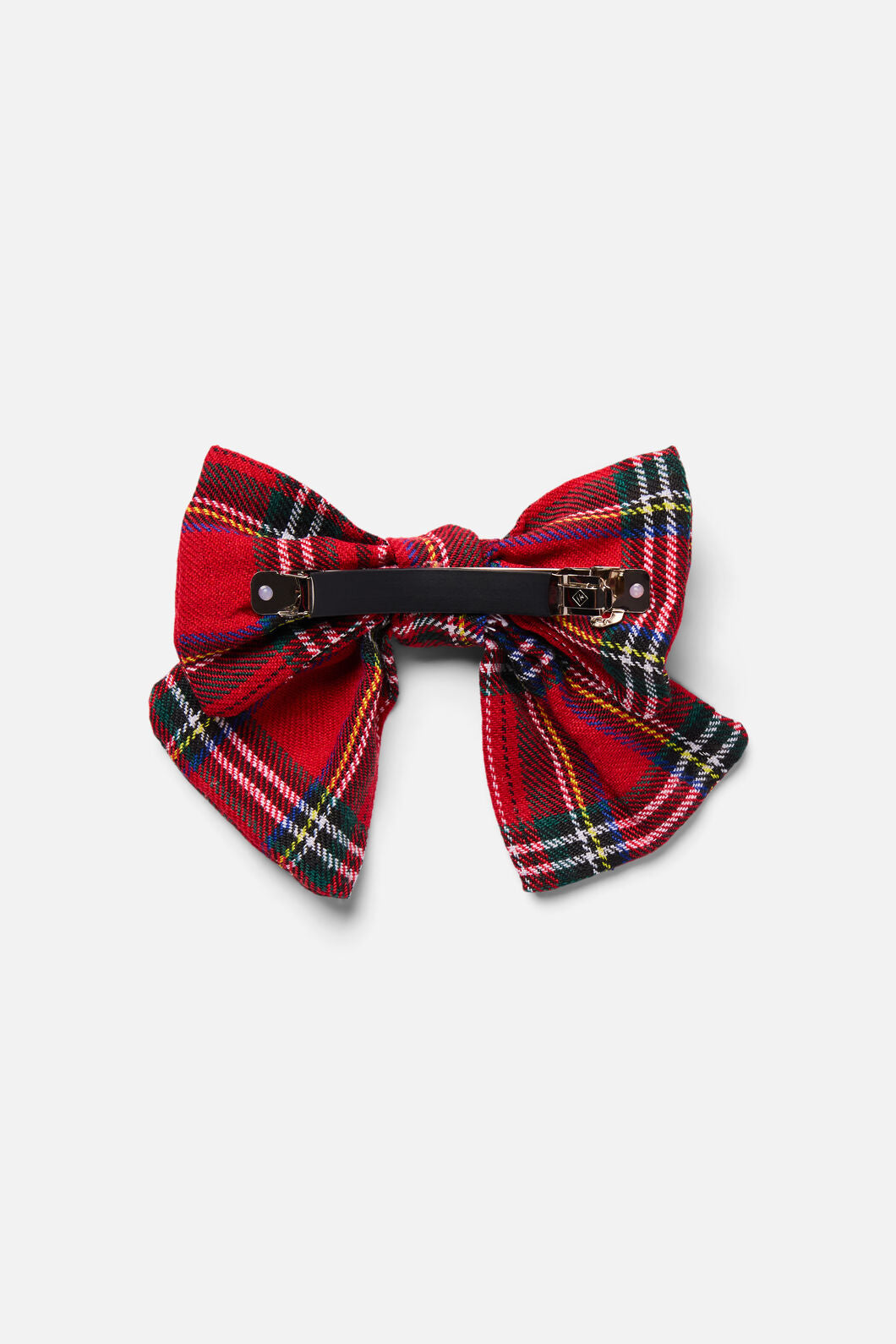 Dangerfield - Red Tartan Bow Hair Clip - red