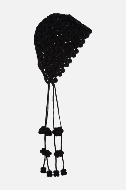 Dangerfield - Knit Summer Bonnet - black