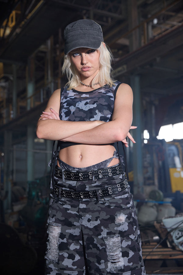 Dangerfield - Washed Canvas Hat - black