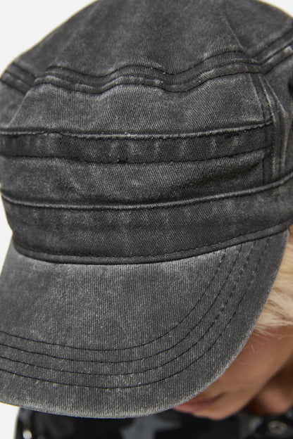 Dangerfield - Washed Canvas Hat - black