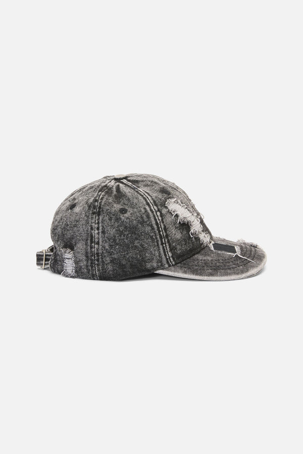 Dangerfield - Heavily Distressed Cap - black