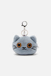 Dangerfield - Grey Cat Bag Charm Coin Purse - grey