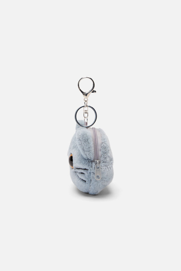 Dangerfield - Grey Cat Bag Charm Coin Purse - grey