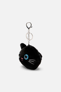 Dangerfield - Black Cat Bag Charm Coin Purse - black
