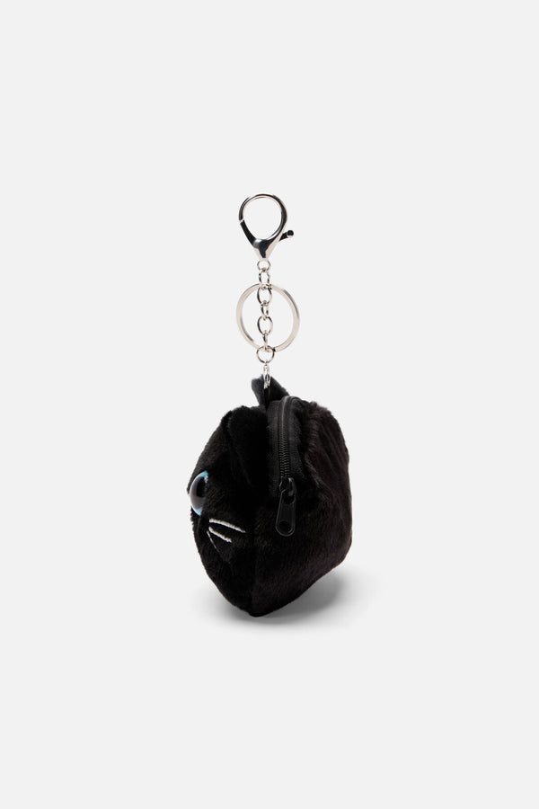 Dangerfield - Black Cat Bag Charm Coin Purse - black