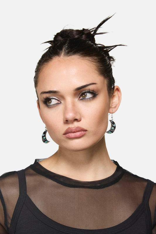Dangerfield - Mystical Moon Earrings - midnight